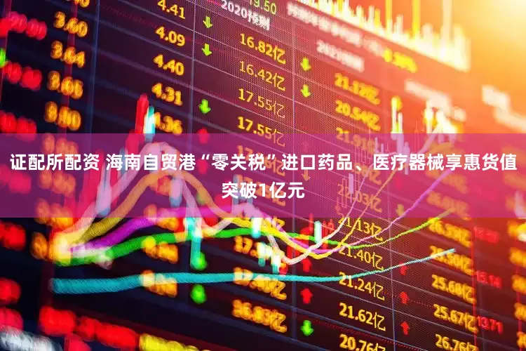 证配所配资 海南自贸港“零关税”进口药品、医疗器械享惠货值突破1亿元